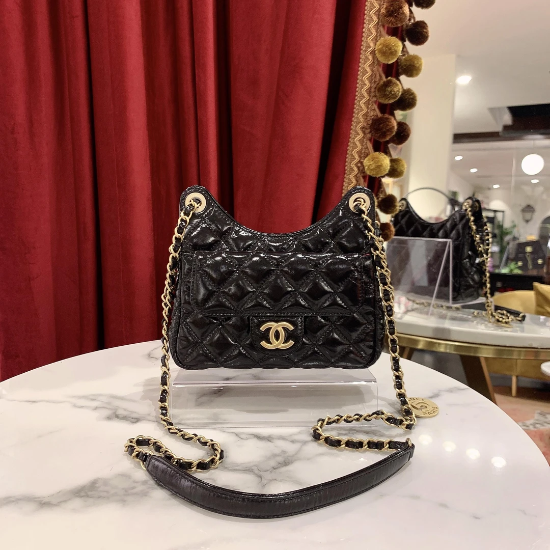 99新 Chanel/香奈儿 GGS23p天猫精灵hobo小号油蜡芯片款52899668