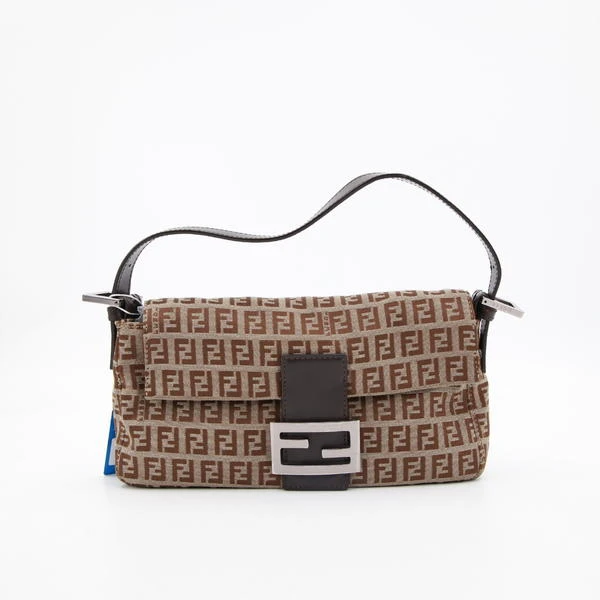 芬迪/GGS芬迪法棍老花银扣腋下包/单肩包/43310781