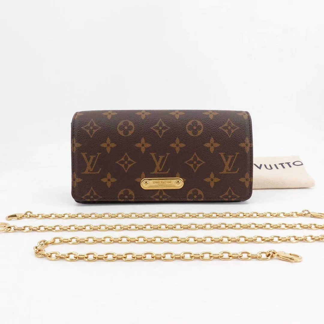 99新 LouisVuitton/路易威登 GGSwoc老花金扣单肩包/97392285