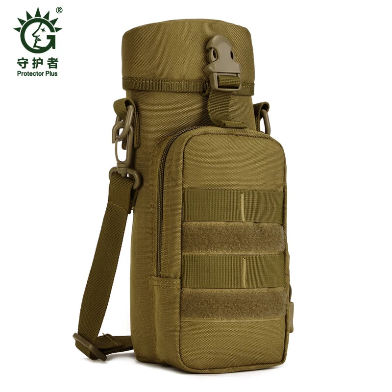 守护者男女户外单肩包小竖款斜挎包 750ml水壶包 800毫升大水壶套