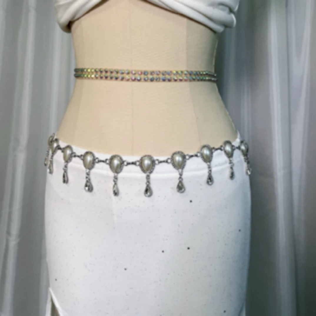 肚皮舞东方舞表演训练用肚脐链腰链实惠小组合