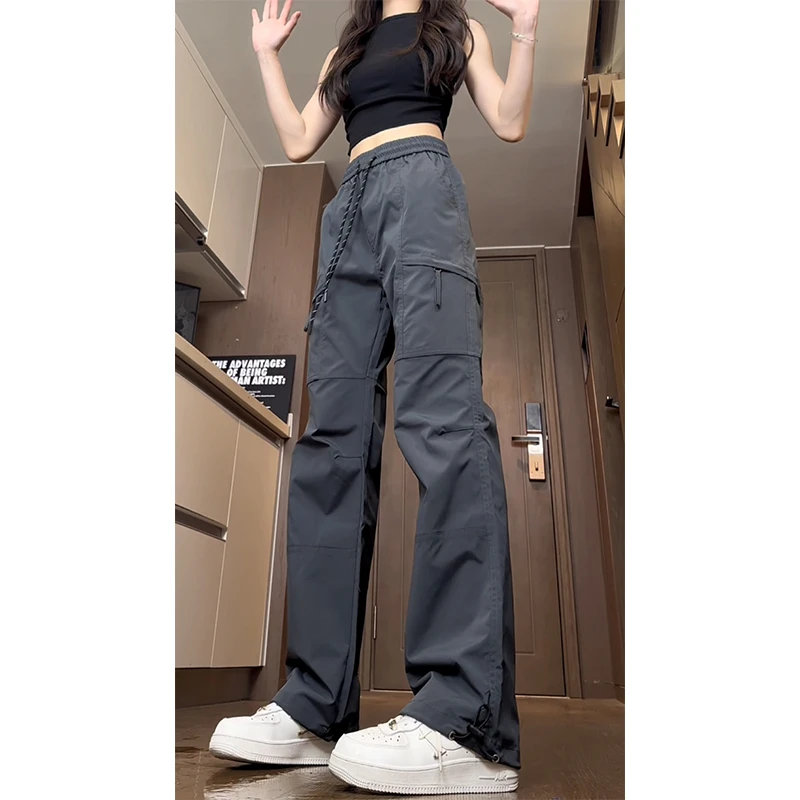 美式机能加绒工装裤男秋冬防水防风直筒冲锋裤户外专业徒步登山裤