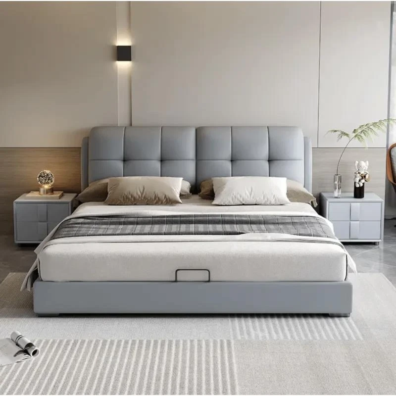 ZG-MP666意式轻奢双人意式软体床家具主卧大床次卧床现代简约大床