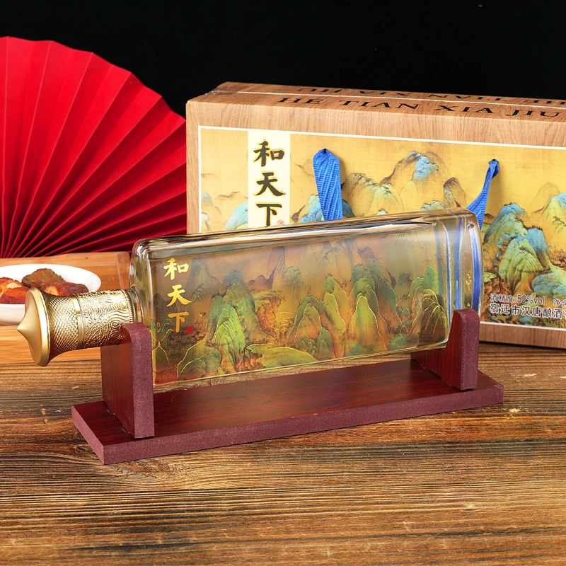JIA YANG/佳洋和天下白酒酱香型53度500ML*单瓶摆件酒