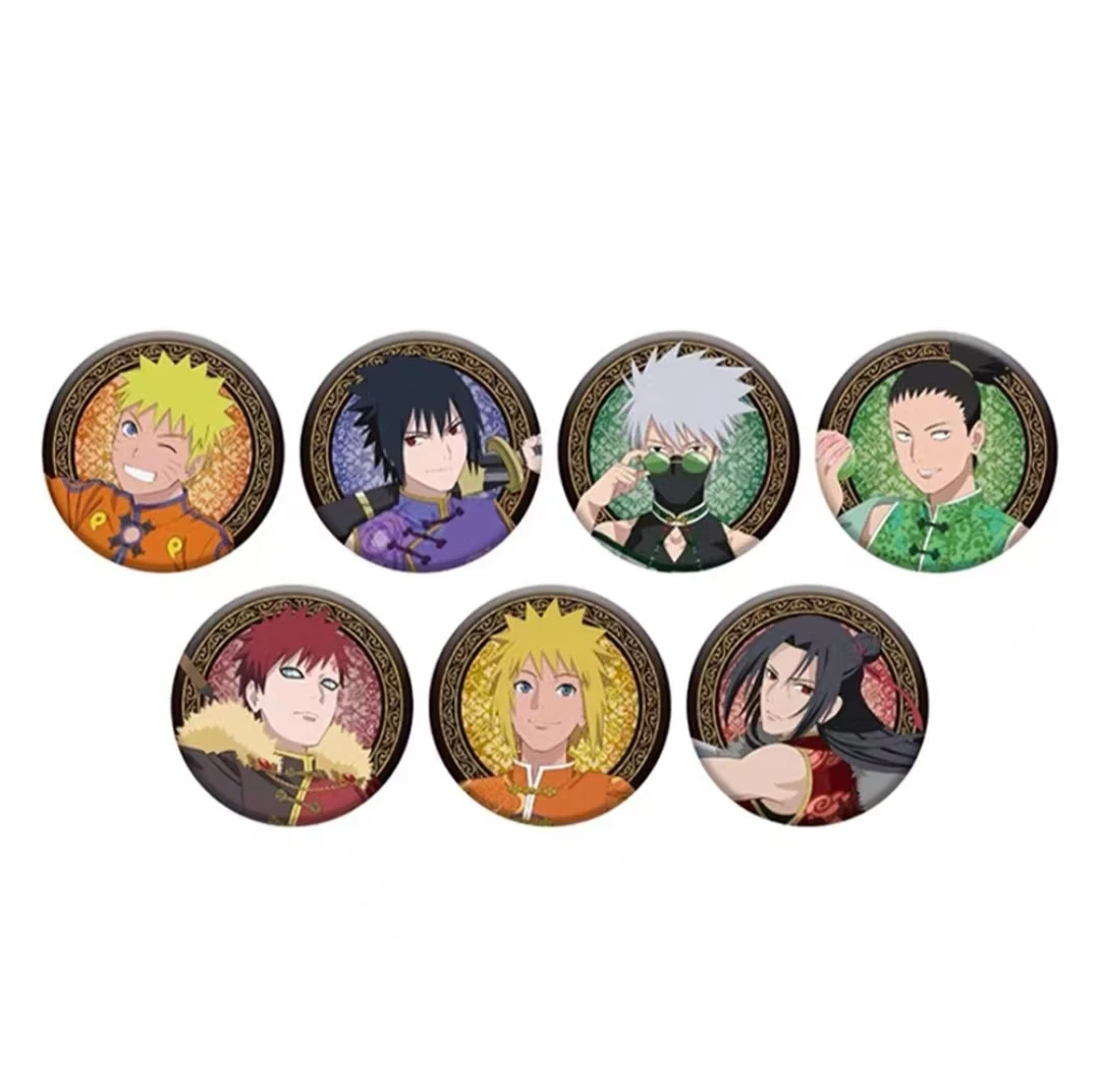 【拆盒】正版日谷《火影忍者》国风第二弹系列吧唧徽章潮玩盲盒