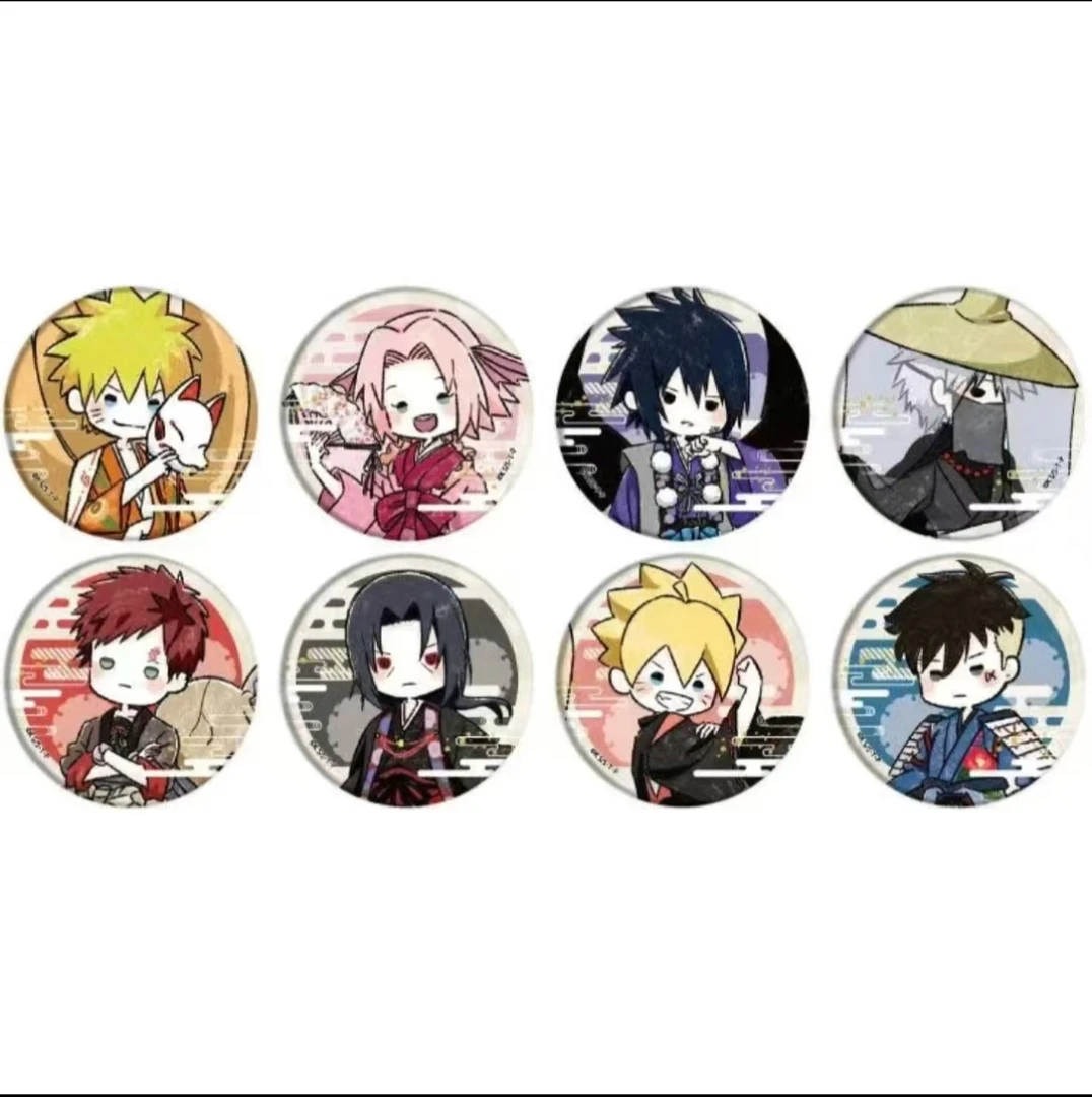 懒猫【拆盒】正版日谷《火影忍者》Q版百鬼夜行徽章潮玩盲盒（代拆）