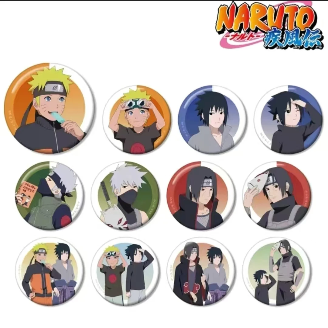 猫【拆盒】正版日谷《火影忍者》过去现在系列徽章潮玩盲盒（代拆）