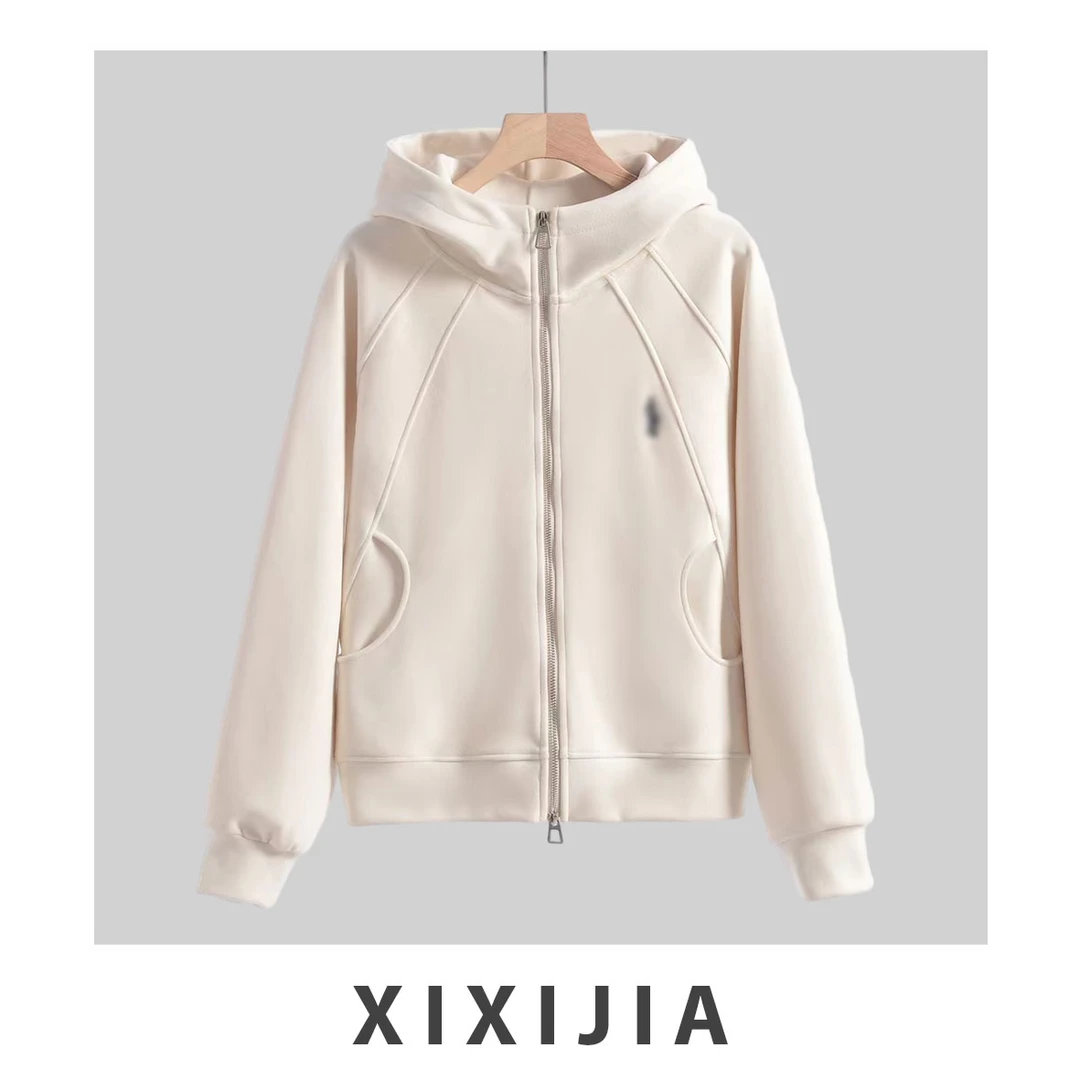 【清货款】2024年春季新款240126连帽外套时尚休闲百搭运动显瘦