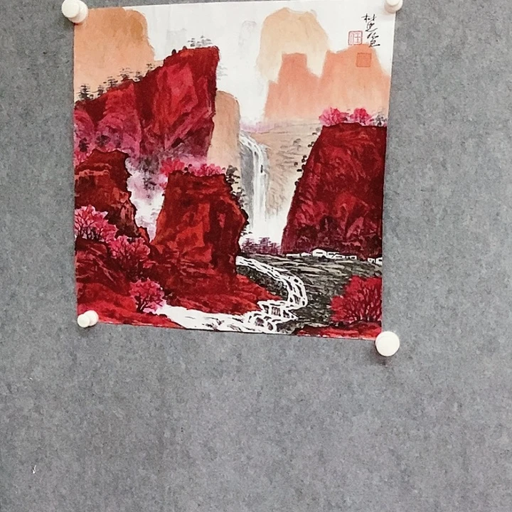 绘画山水绘画作品