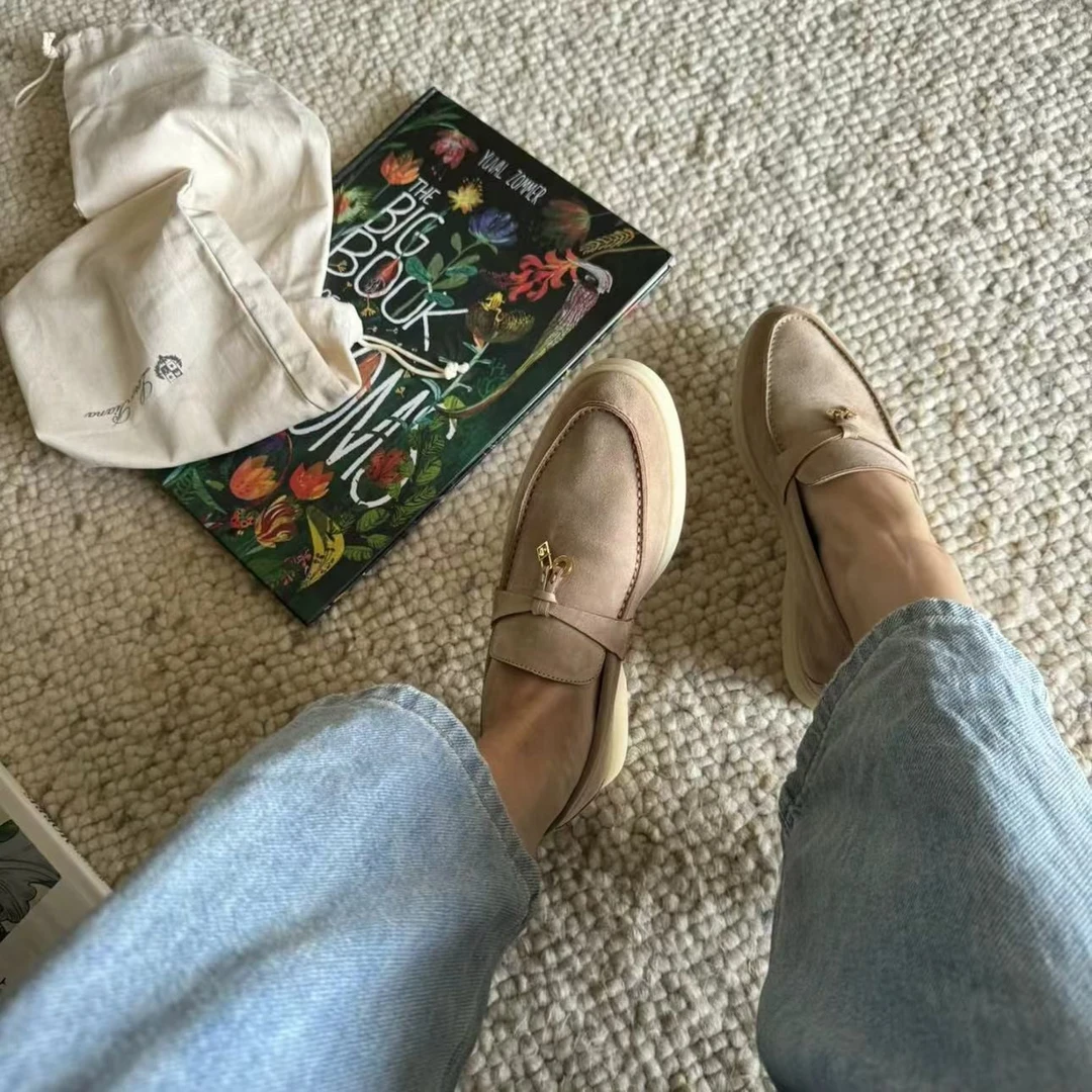 【MQ6029外贸专属】休闲百搭时尚舒适女士乐福鞋豆豆鞋