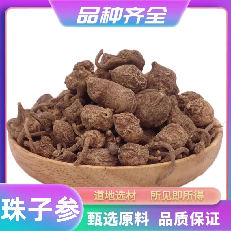 珠子参50g珠儿参猪儿参钮子七鞭三七疙瘩七 扣子七正品包邮非茯苓