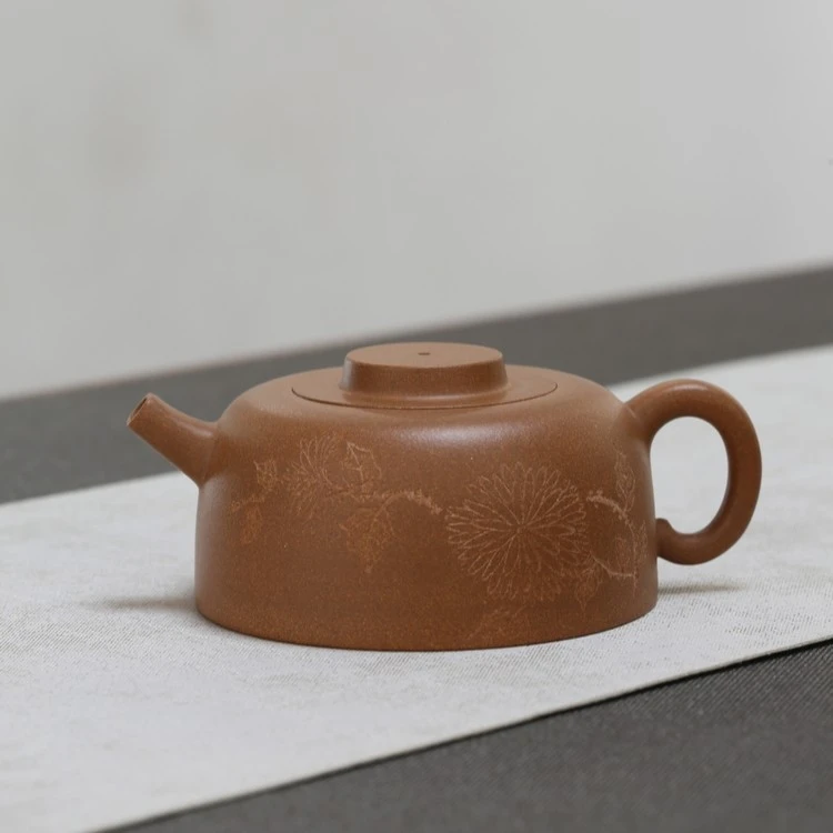 景宁堂 骆晨煜 作品 紫砂壶 玉成井栏140cc 全手工