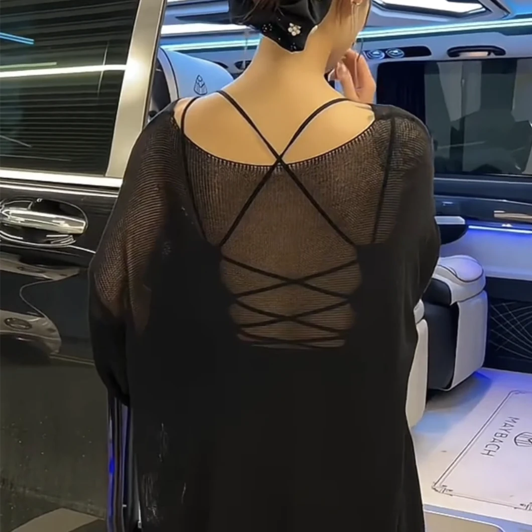 夏季冰丝性感交叉露背美背带胸垫内搭外穿白色吊带背心女背心打底