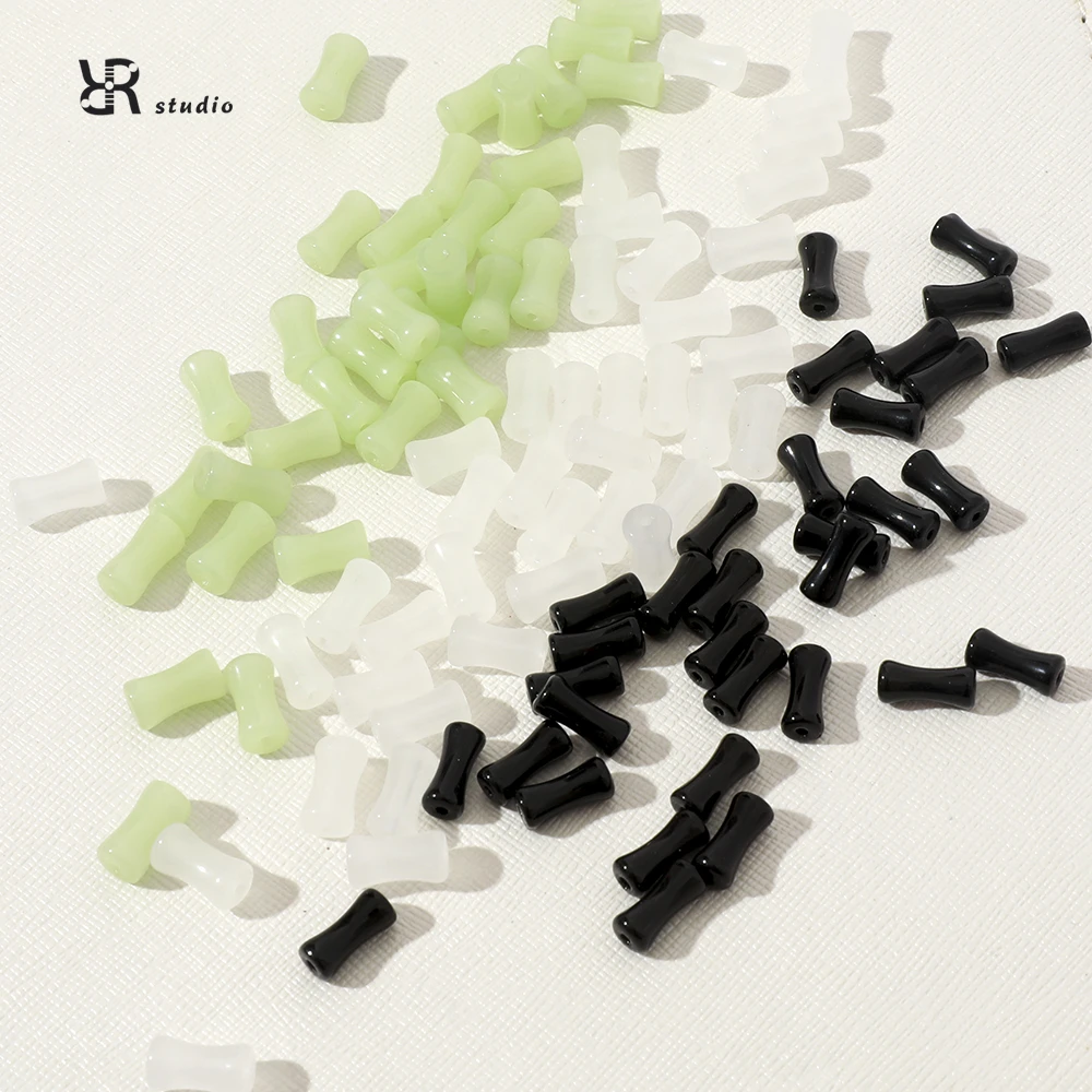 新中式复古国风竹节散珠串珠diy手工材料项链手链耳环配件