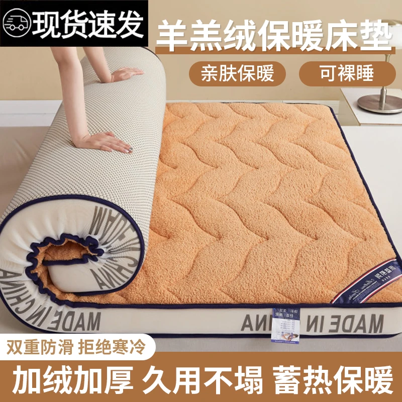 羊羔绒立体专用床垫冬季家用软垫垫子褥子学生宿舍单人出租房垫被