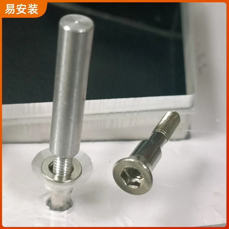 背光字亚克力底连接组装安装双用丝杆背光字快速组装安装一体丝杆