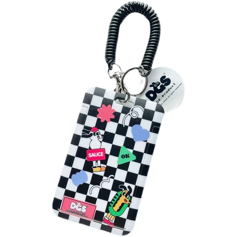 麻辣羊子专属-SOODGS道格斯卡通学生套饭卡套公交男女同款弹簧绳