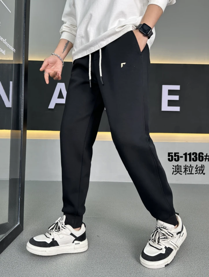 551136潮款男生奥粒绒卫裤