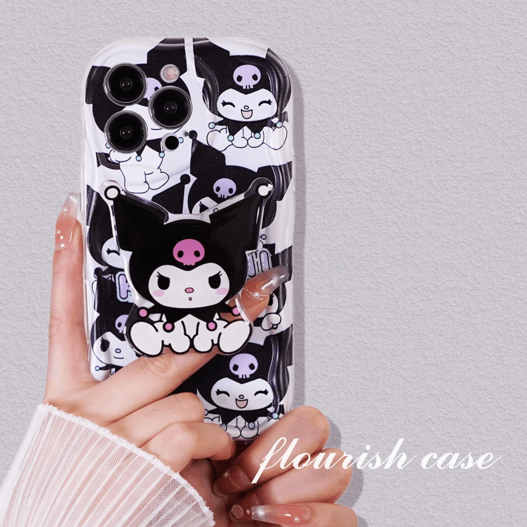 【苹果/华为/OPPO/VIVO/小米/荣耀】奶油壳库洛米可爱支架ins手机壳