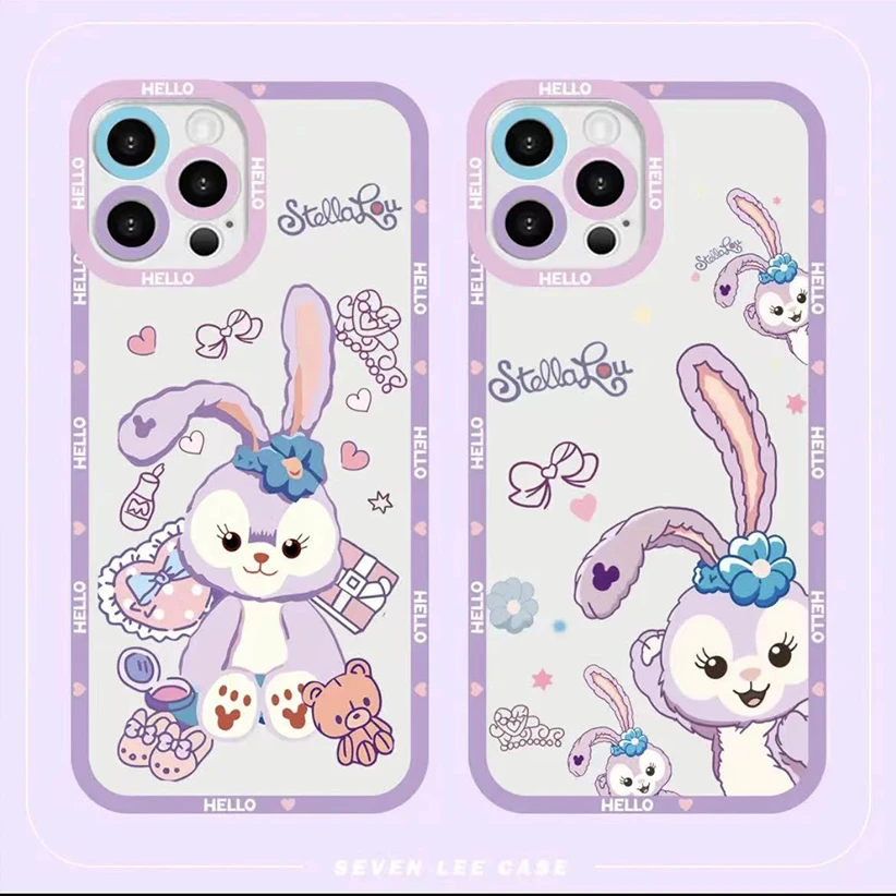 【苹果/华为/OPPO/VIVO/小米/荣耀】卡通兔子硅胶透明简约ins手机壳