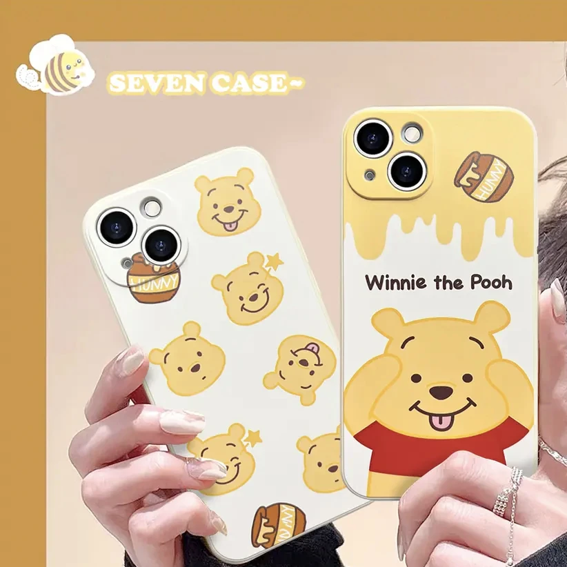 【苹果/华为/OPPO/VIVO/小米/荣耀】可爱蜂蜜小熊硅胶个性ins手机壳