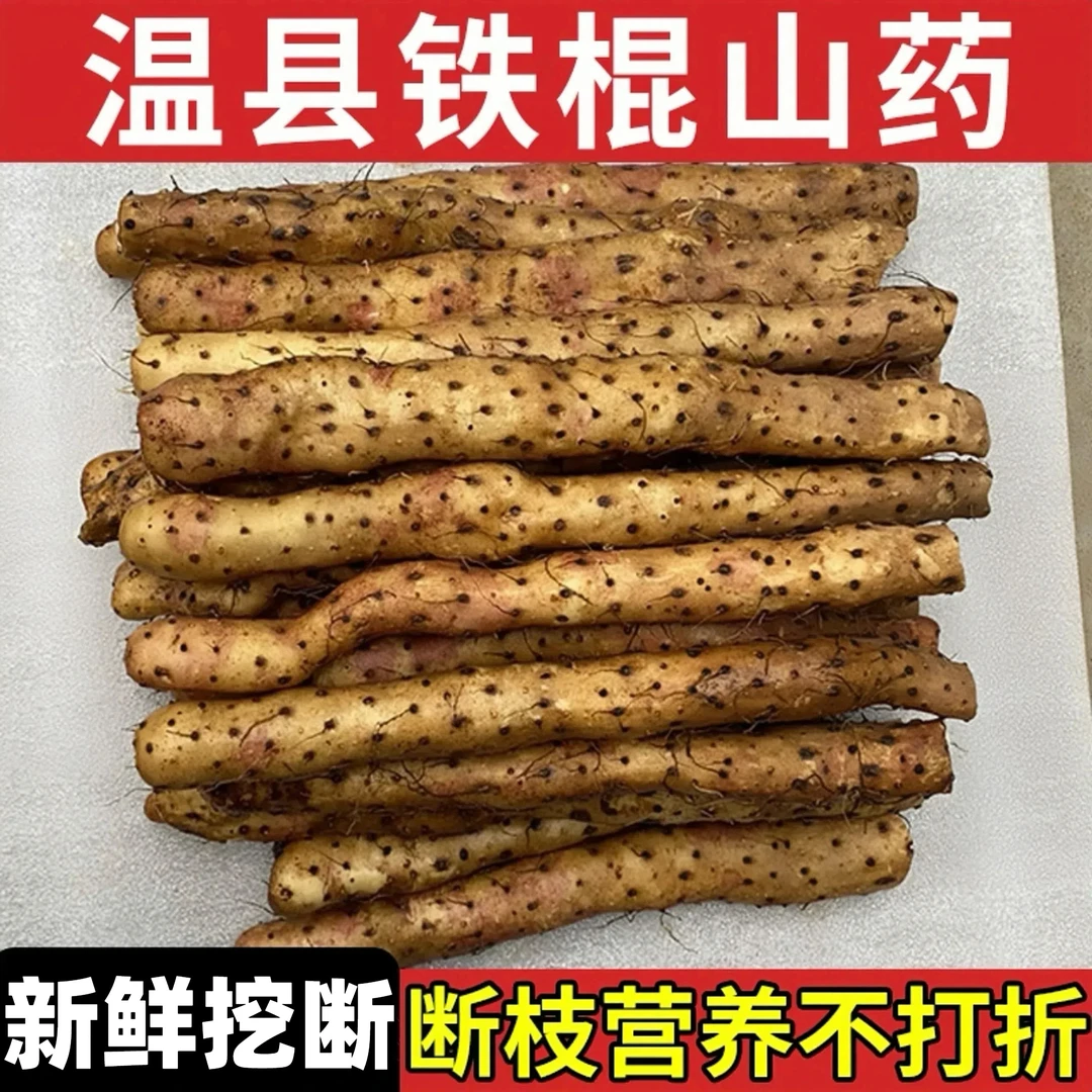 【断山药】原产地河南温县垆土铁棍怀山药新鲜挖断香甜粉糯营养健康