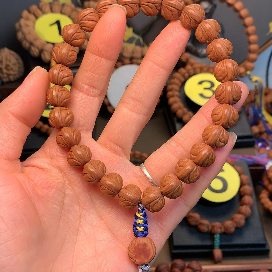 桃核吊坠喜**程野生玉龙脊12