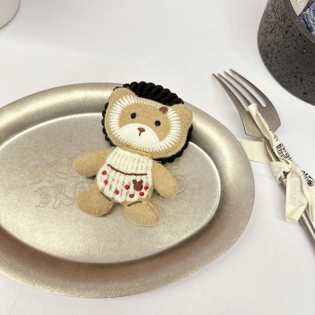 Mi33 韩版饰品 毛绒小熊发绳发圈 Q09058202