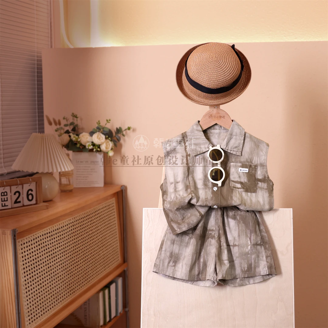 潮童童装店一岁宝宝衣服小孩套装新款儿童韩版时尚洋气裤子两件套