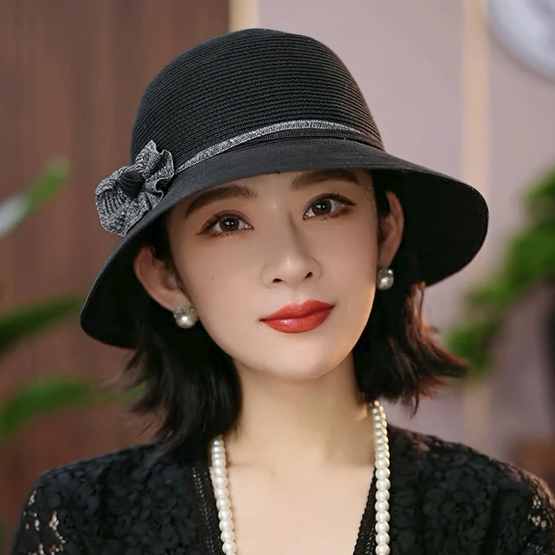 布塔帽子女夏季防晒防紫外线遮阳帽海边太阳帽百搭时尚夏天PT1075