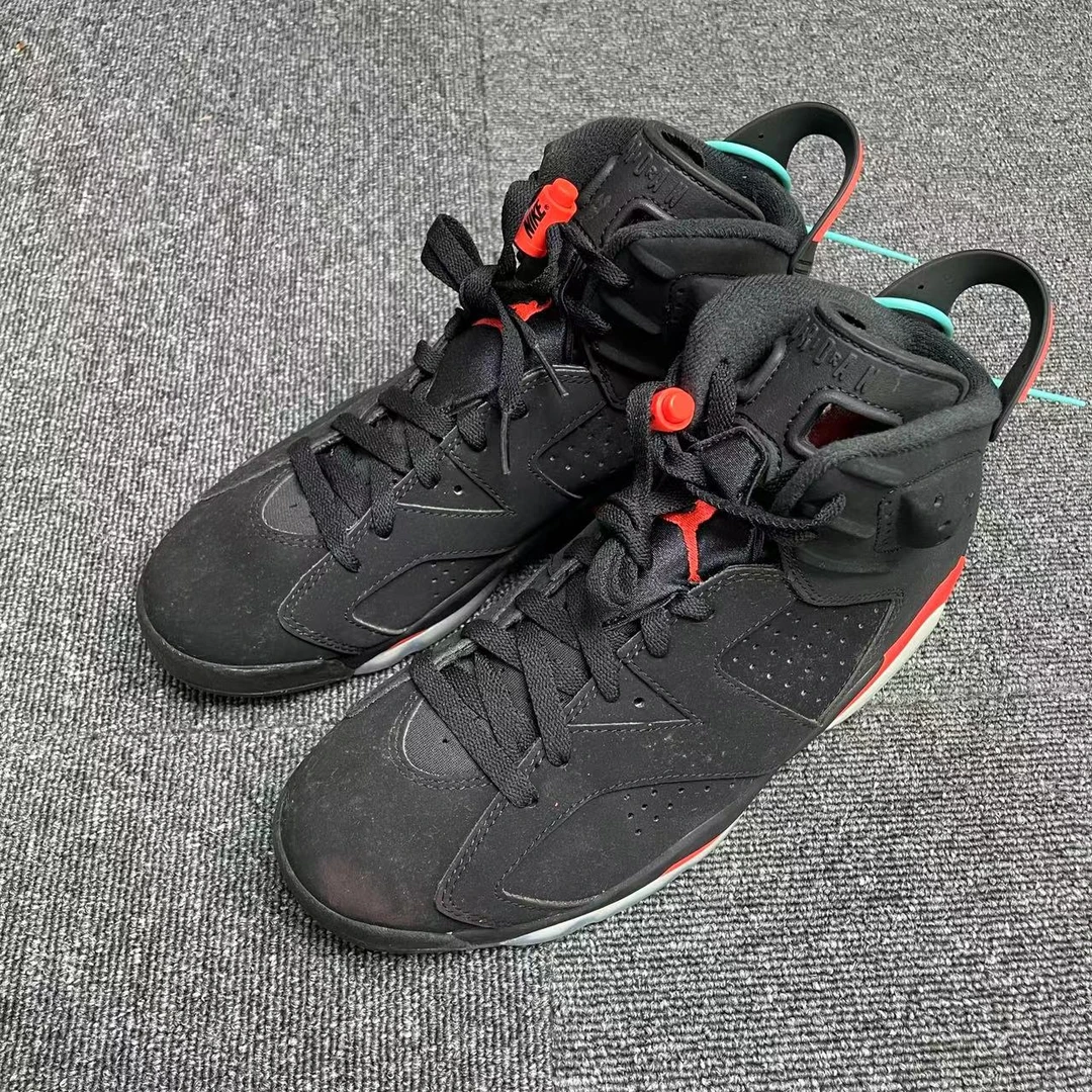 全新 41码 无盒 AJ 6 黑红 篮球鞋 公价1499