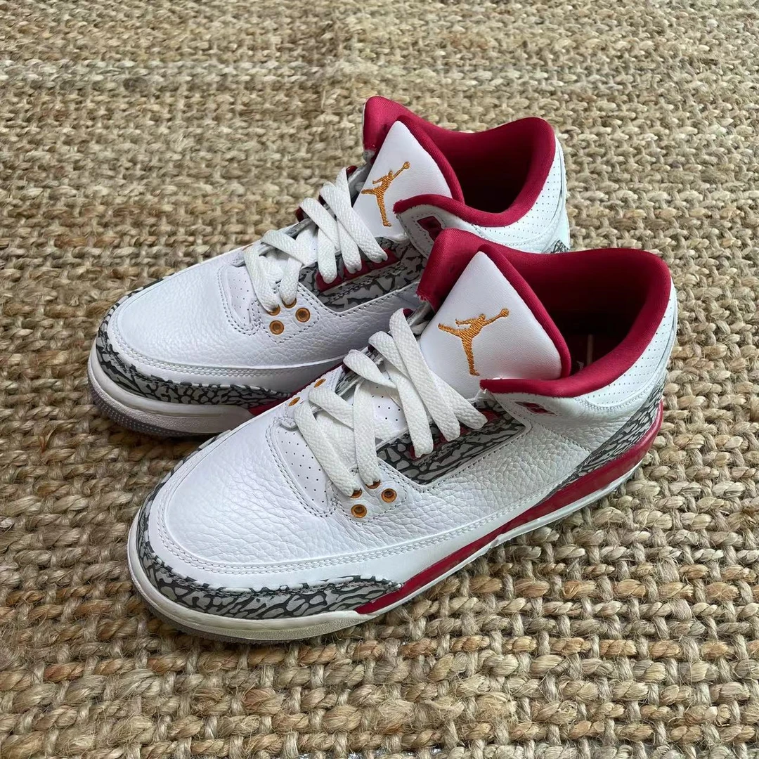 全新 39码 原盒 AJ3 白酒红 复古篮球鞋 公价1469