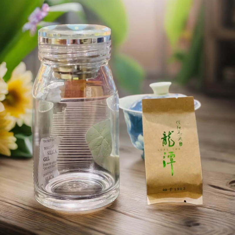 LONGTAN/龙潭信阳毛尖网红茶杯一套传统茶叶罐装工艺信阳毛尖茶叶