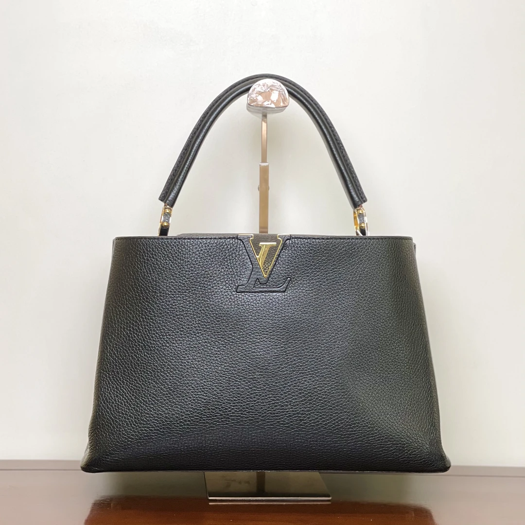 99新 LouisVuitton/路易威登 甄宝98新LVCapucines贵妇包大号0336