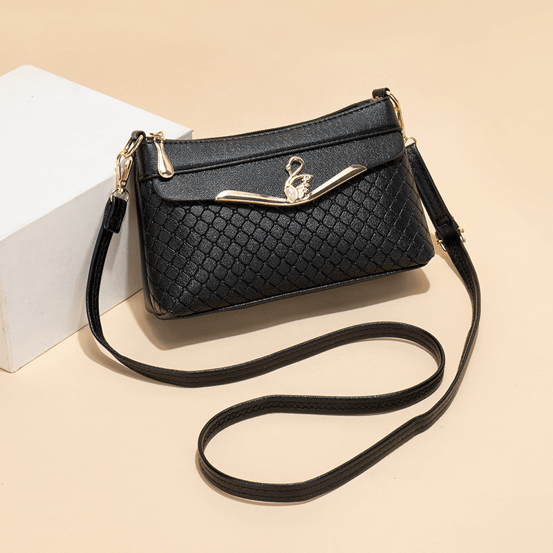 scndewmy/无 斜挎包小包包中年妈妈包时尚百搭简约软皮女包手机包小挎包单肩包