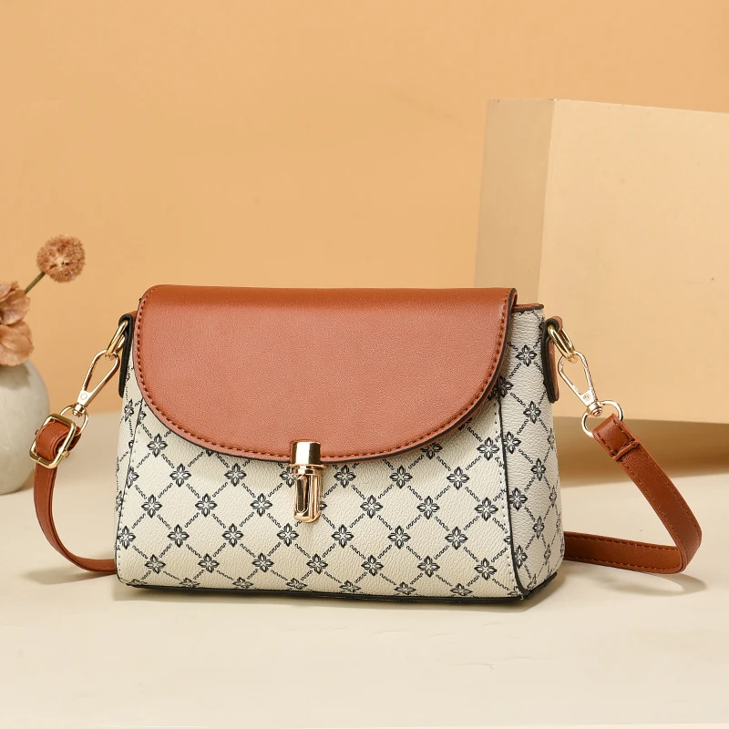 包包女2025欧美新款复古女士小方包中年时尚优雅单肩斜挎包轻奢