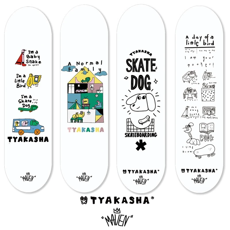 MAVEN trud 塔卡莎滑板板面专业枫木新手入门滑板板面 1985滑板