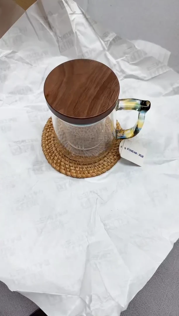 【闪购商品】其他风谜木兰杯透明+藤编垫子