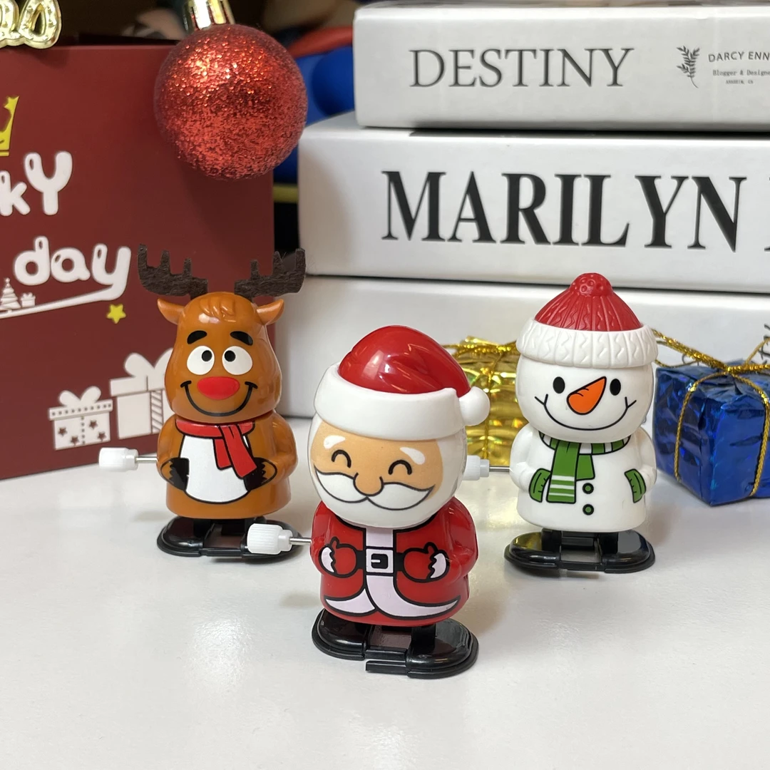 圣诞卡通小礼品创意设计发条玩具