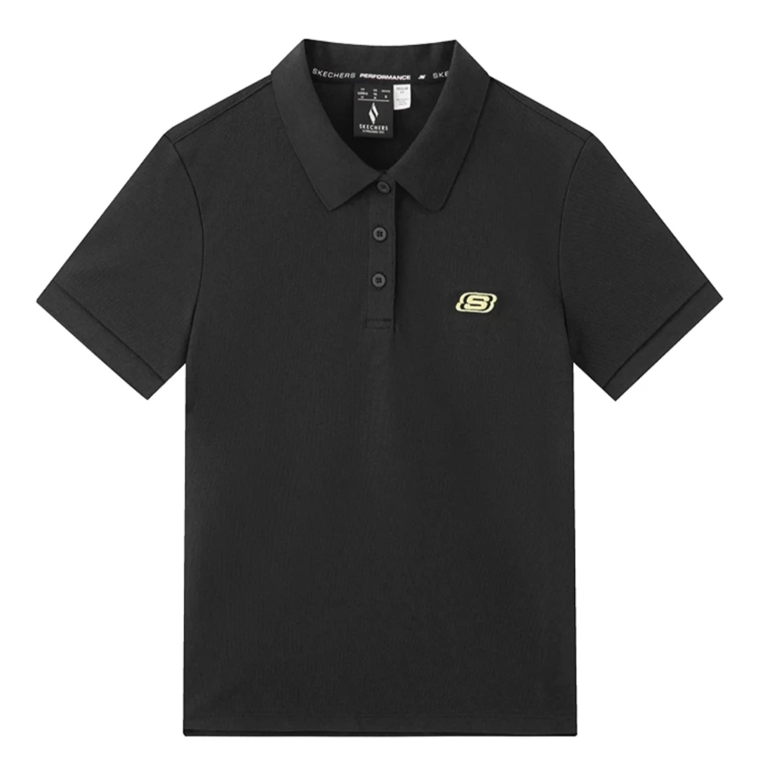 SKECHERS/斯凯奇polo女装夏季宽松休闲百搭舒适短袖L224W129