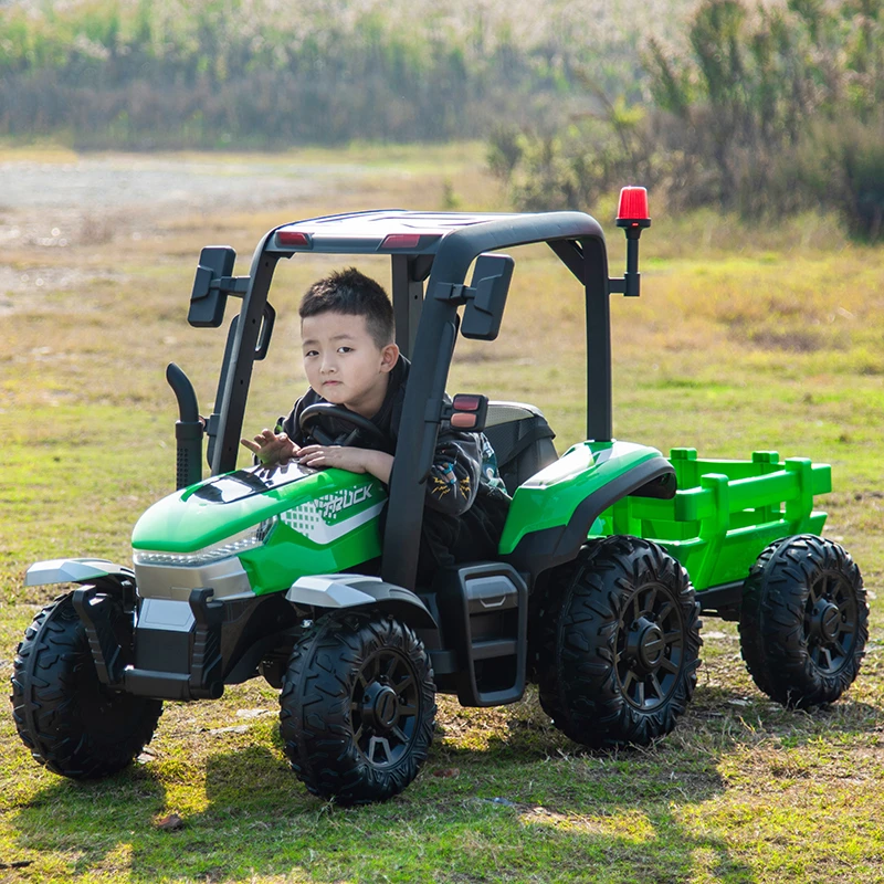 四驱汽车拖拉机电动车越野儿童摩托车卡丁车小汽车遥控平衡拖拉机