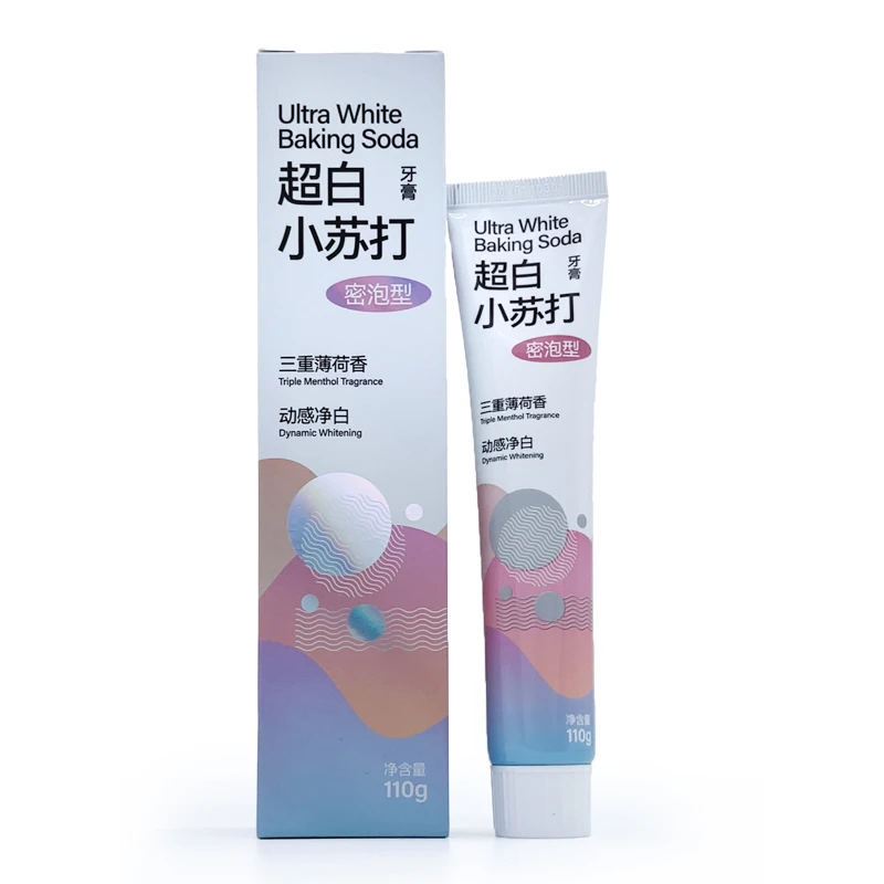 清爽女士快速护理养护小苏打超白清新温和净白护理三重薄荷香牙膏