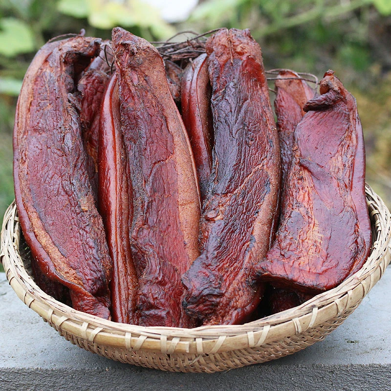 腿子腊肉400g*3份+萝卜干1包 湖南特产正宗柴火烟熏 传统工艺熏制