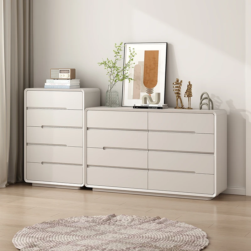 斗柜收纳柜家用收纳客厅卧室柜靠墙简约防霉五斗柜斗柜客厅床头柜