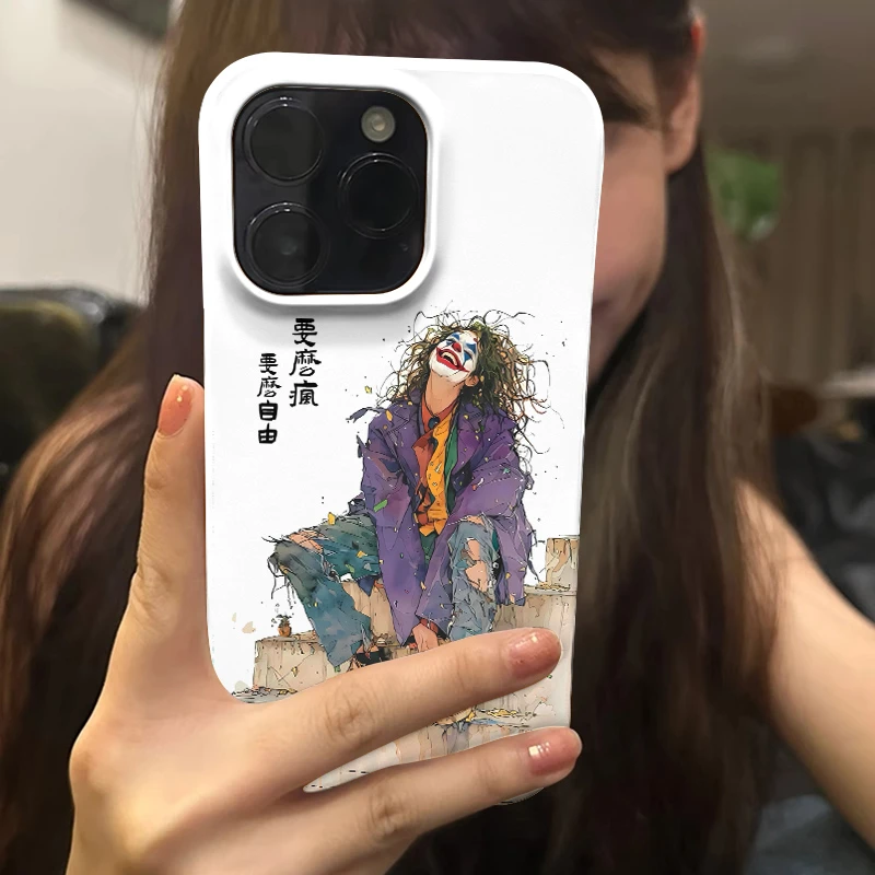自由小丑小众苹果15手机壳iPhone14promax菲林13硬12/11男x保护套