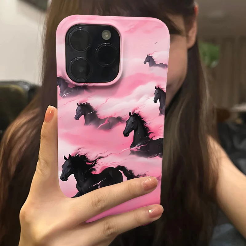 黑马小众苹果15手机壳iPhone14promax菲林13硬12/11男x保护套潮牌