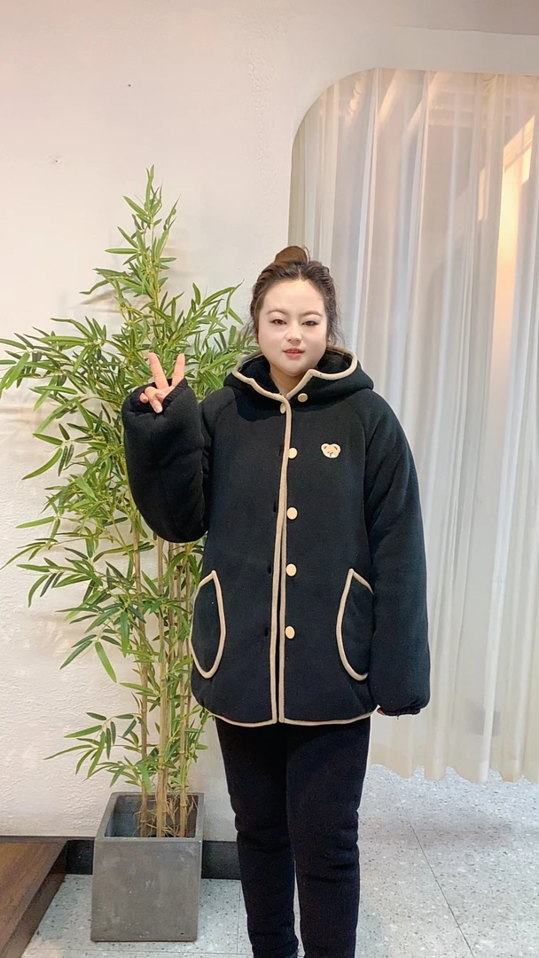 加厚连帽家居服三层保暖可外穿休闲睡衣套装