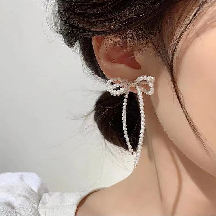 925银合成锆石耳饰 直播选款925银耳环韩小众少女简约长款百搭