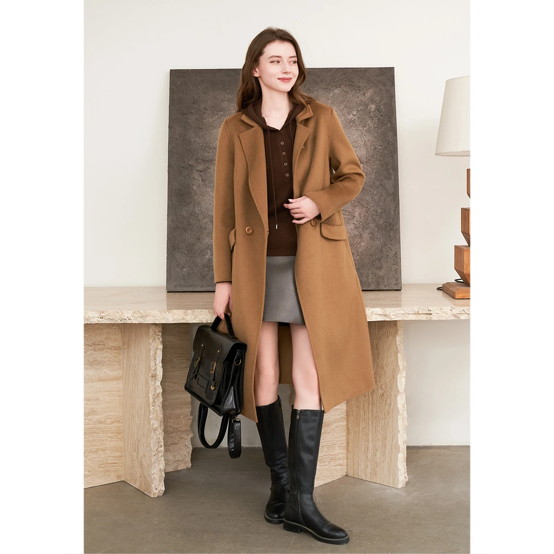 诗篇专选毛呢外套6C64580143