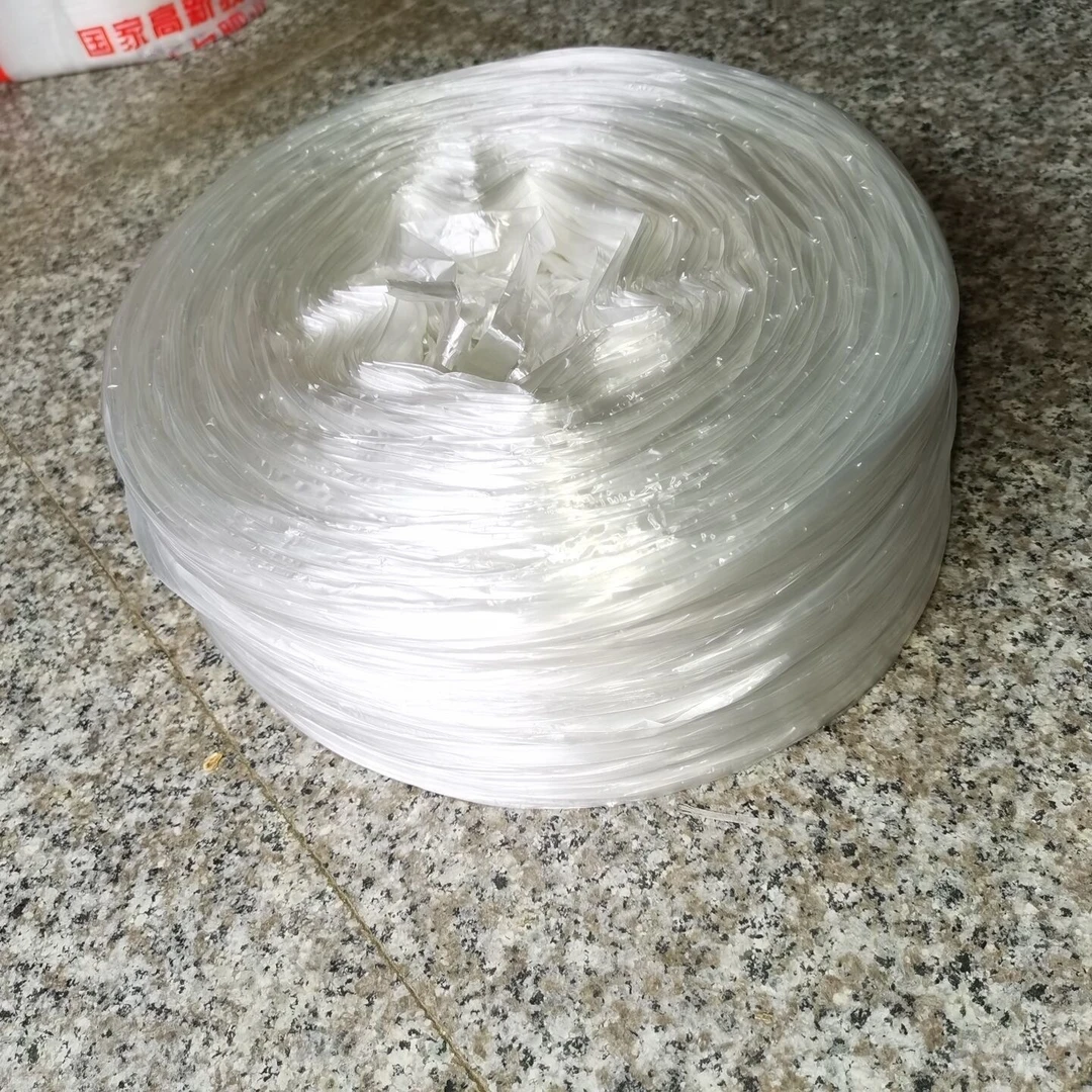 优质再生料非新料塑料绳捆绑带玻璃丝打草绳撕裂膜